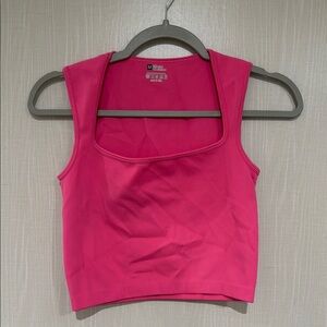 Women's Pink Sleeveless Top